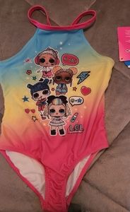 Little Girls LOL Surprise swimsuit 5/6